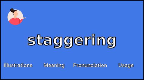 staggered meaning in tamil