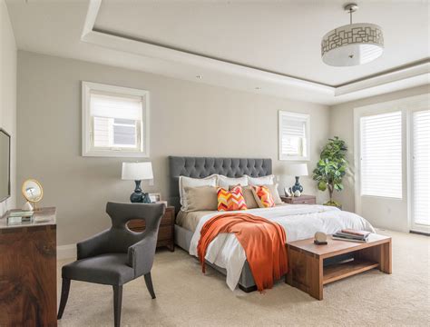 Master bedroom Home staging, Home, Master bedroom