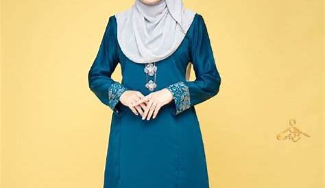 Songket Baju Kurung Riau Pahang Tradisional / Baju Kurung Chaleeda