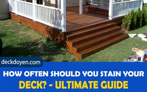 Stain Deck How Often