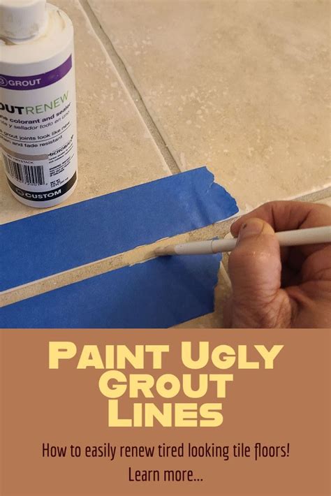 Stain Grout Lines
