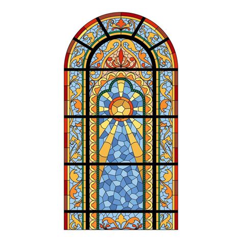 Stained Glass Arch Vector