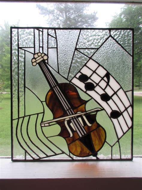 Stained Glass Patterns Musical Instruments