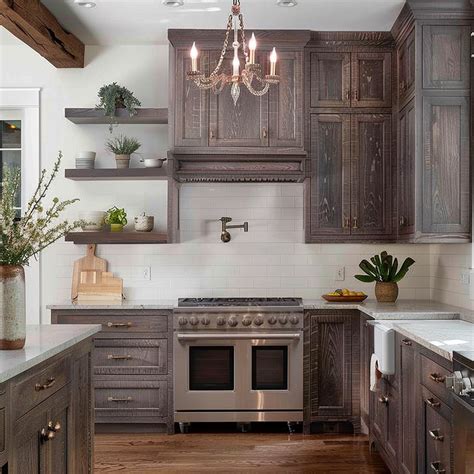 Stained Kitchen Cabinets Ideas