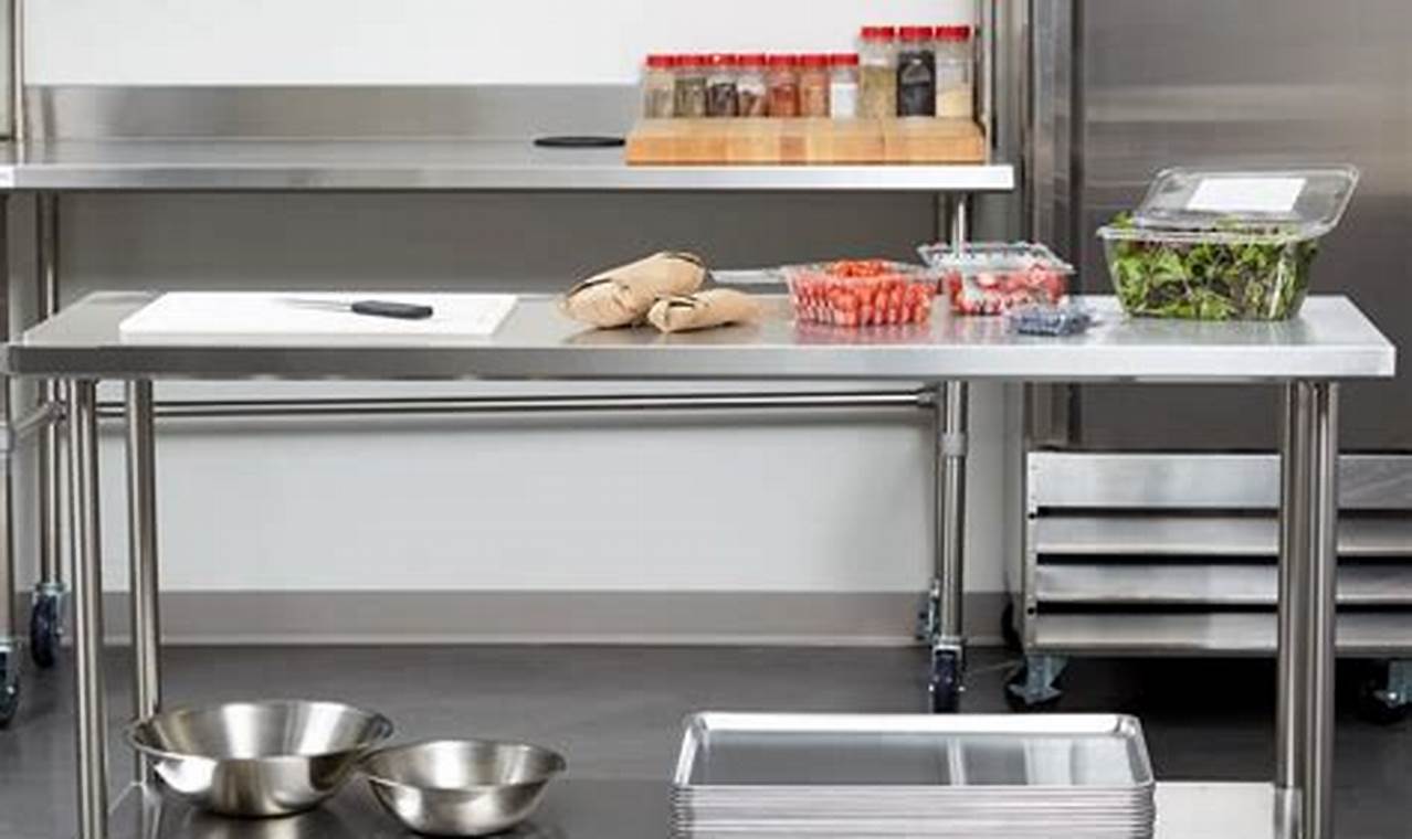Stainless Steel Work Tables: The Key to Efficiency and Cleanliness in Your Kitchen