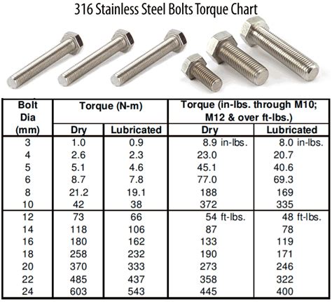 stainless steel bolts metric