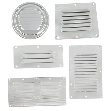 stainless steel flat louvered vents