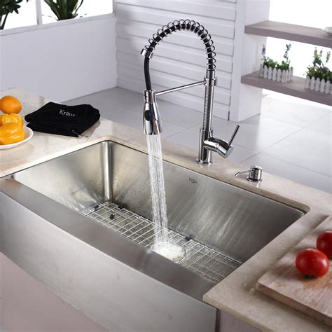 stainless steel kitchen sink faucet