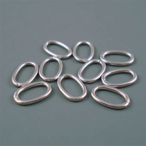 stainless steel oval jump rings