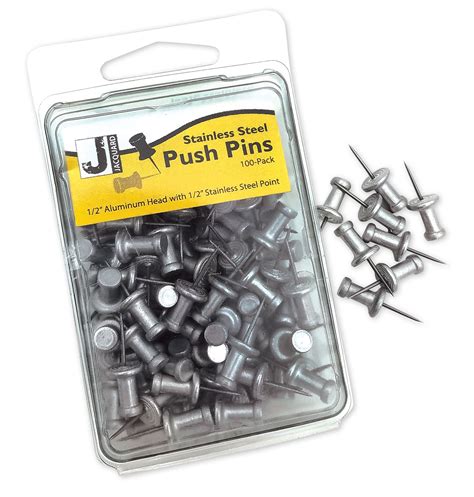 stainless steel push pins