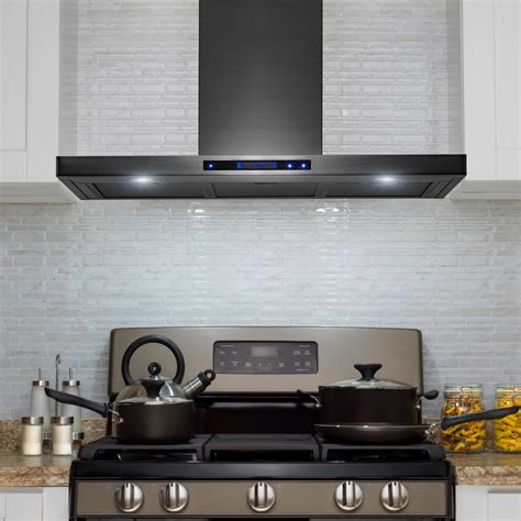 stainless steel wall mount range hood