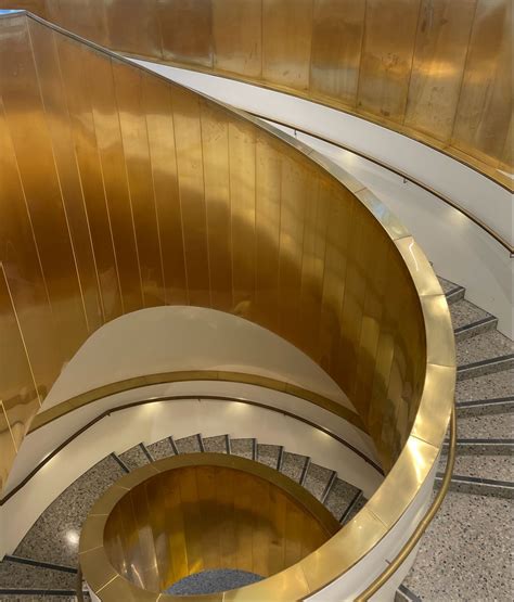 Staircase Gold Paint