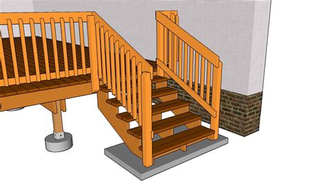 Stairs For A Deck Plans