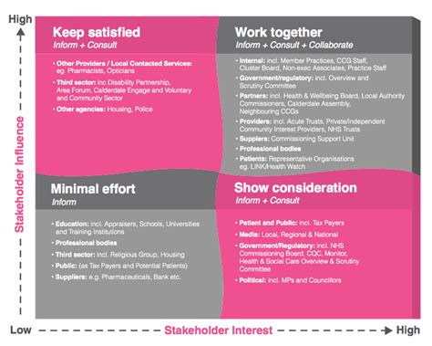 stakeholder analysis nhs example