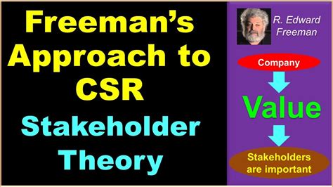 stakeholder theory freeman feelings