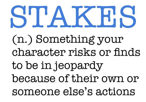 Stakes Meaning Slang