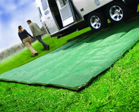 stakes patio mat rv