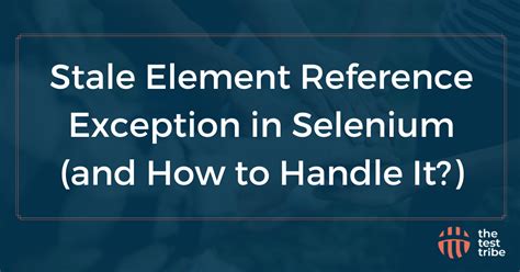 Stale Element Exception In Selenium Python