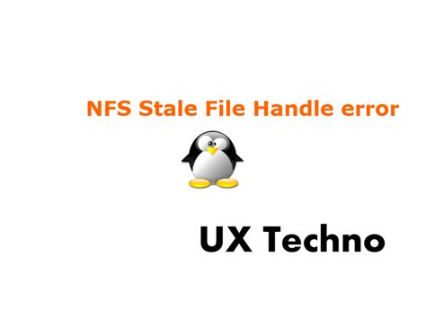 Stale File Handle Error In Linux