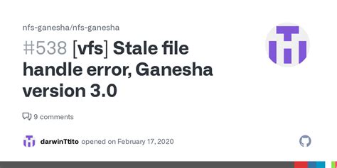 Stale File Handle Error Nfs