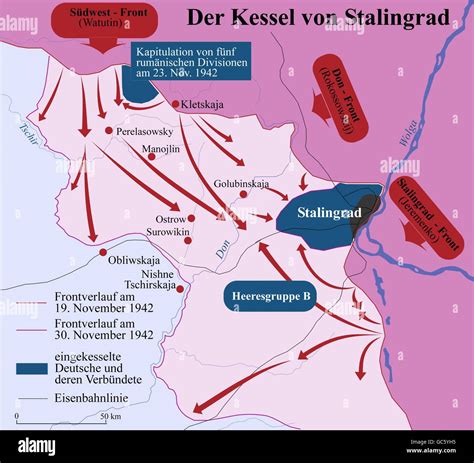 Stalingrad On A Map