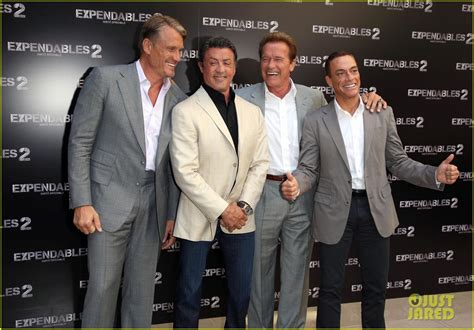 Van Damme, Schwarzenegger, Stallone et Lundgren quatre