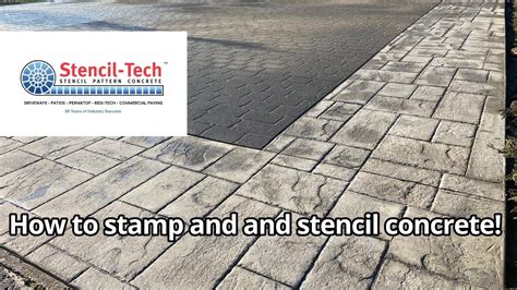 Stamp Concrete Stencils