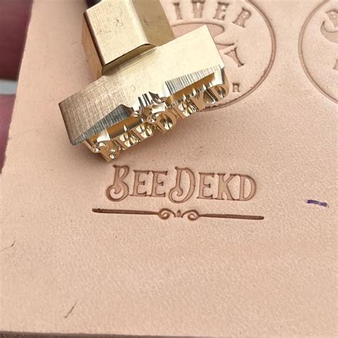 Stamp Design Leather