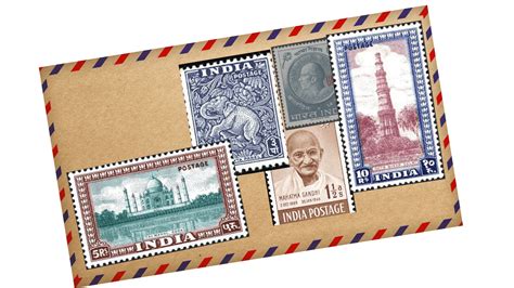 Stamp On Envelope In India