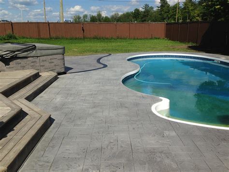 Stamped Concrete Pool Deck Average Cost