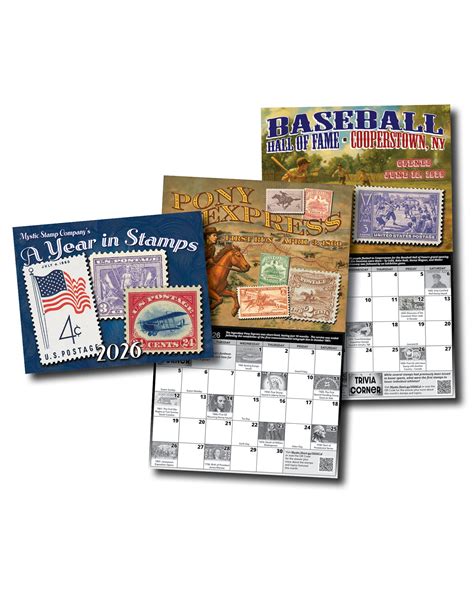 stamps calendar