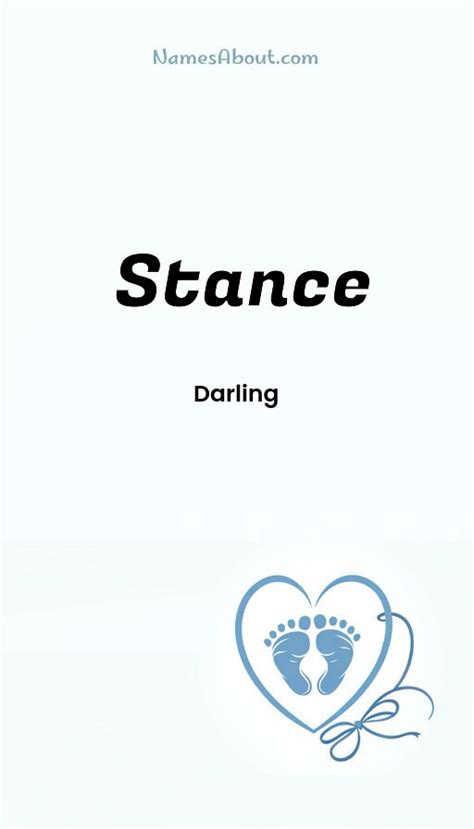 Stance Name Meaning