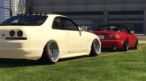 stanced cars gta v