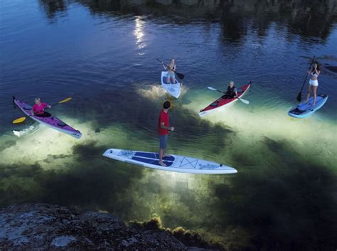 stand up paddle board underwater lights