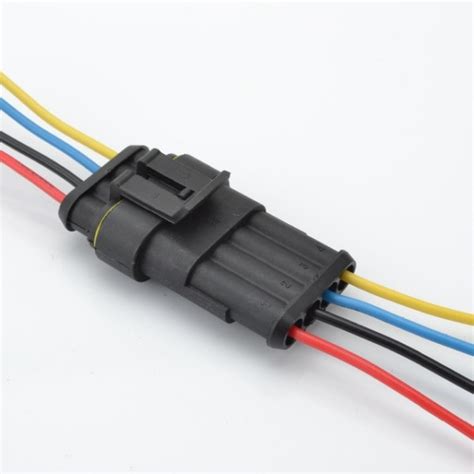 4 pin Automotive Connectors Waterproof Connector Terminal Block Plug