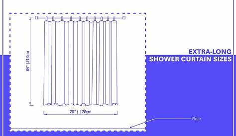 What is the Standard Shower Curtain Size? - Homenish