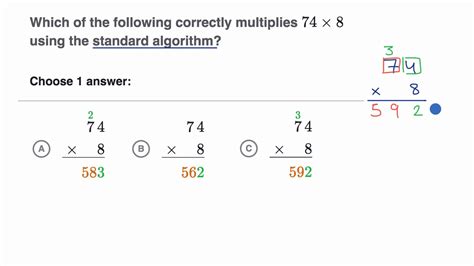 Standard Algorithm Division Khan Academy