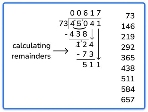 Standard Algorithm Division With Remainders