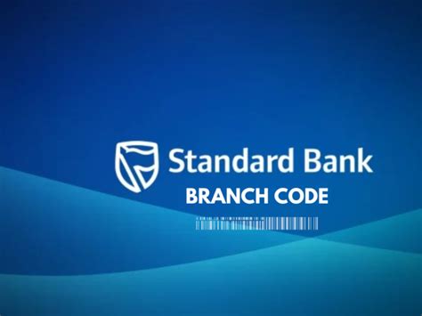 standard bank branch code locator
