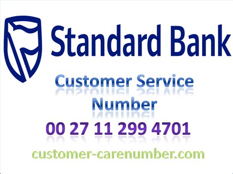 standard bank customer care number