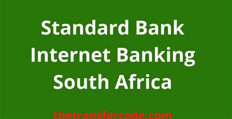 standard bank online banking sa