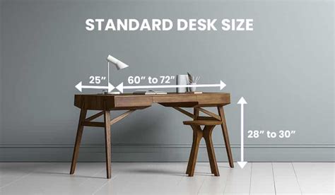 Standard Bedroom Desk Size