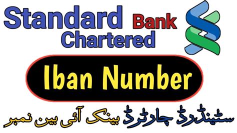 standard chartered bank iban number