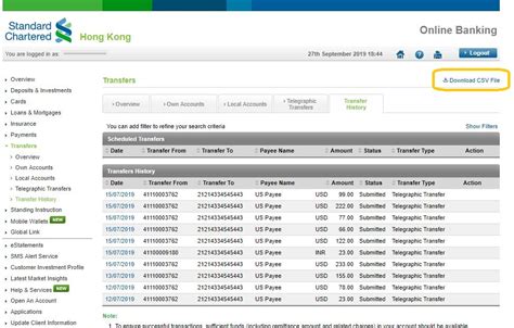 standard chartered bank online hong kong