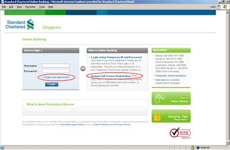 standard chartered online personal banking