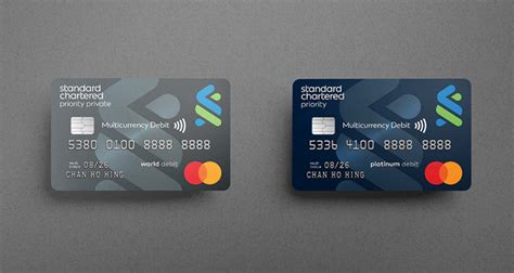 standard chartered priority debit card
