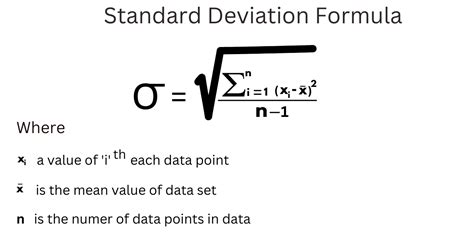 standard deviation formula chemistry