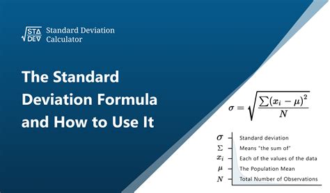 Standard Deviation Formula In Power Query