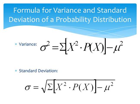 Standard Deviation Formula In Probability