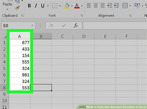 Standard Deviation In Excel Step By Step